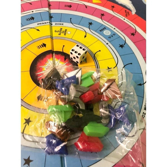 Vintage 1985 Warp Out A Triken Company Game Bermuda Triangle UFO Ships - Picture 15 of 15